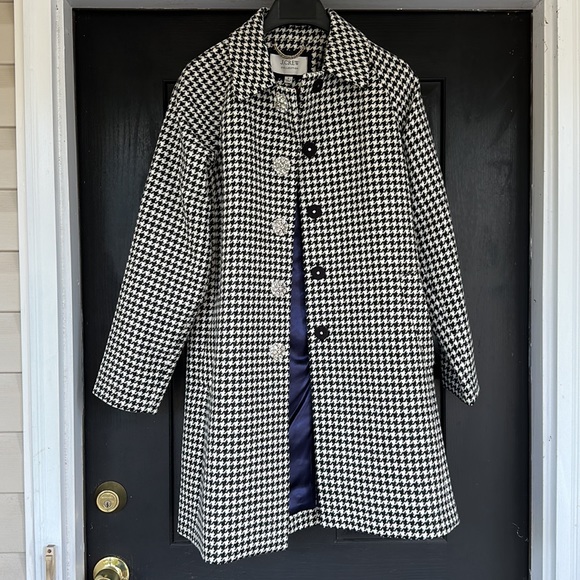 J.Crew Collection Car Coat in Houndstooth English Wool - Picture 14 of 16
